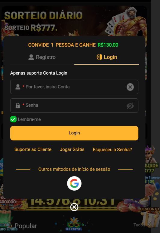 Aplicativo móvel BET258